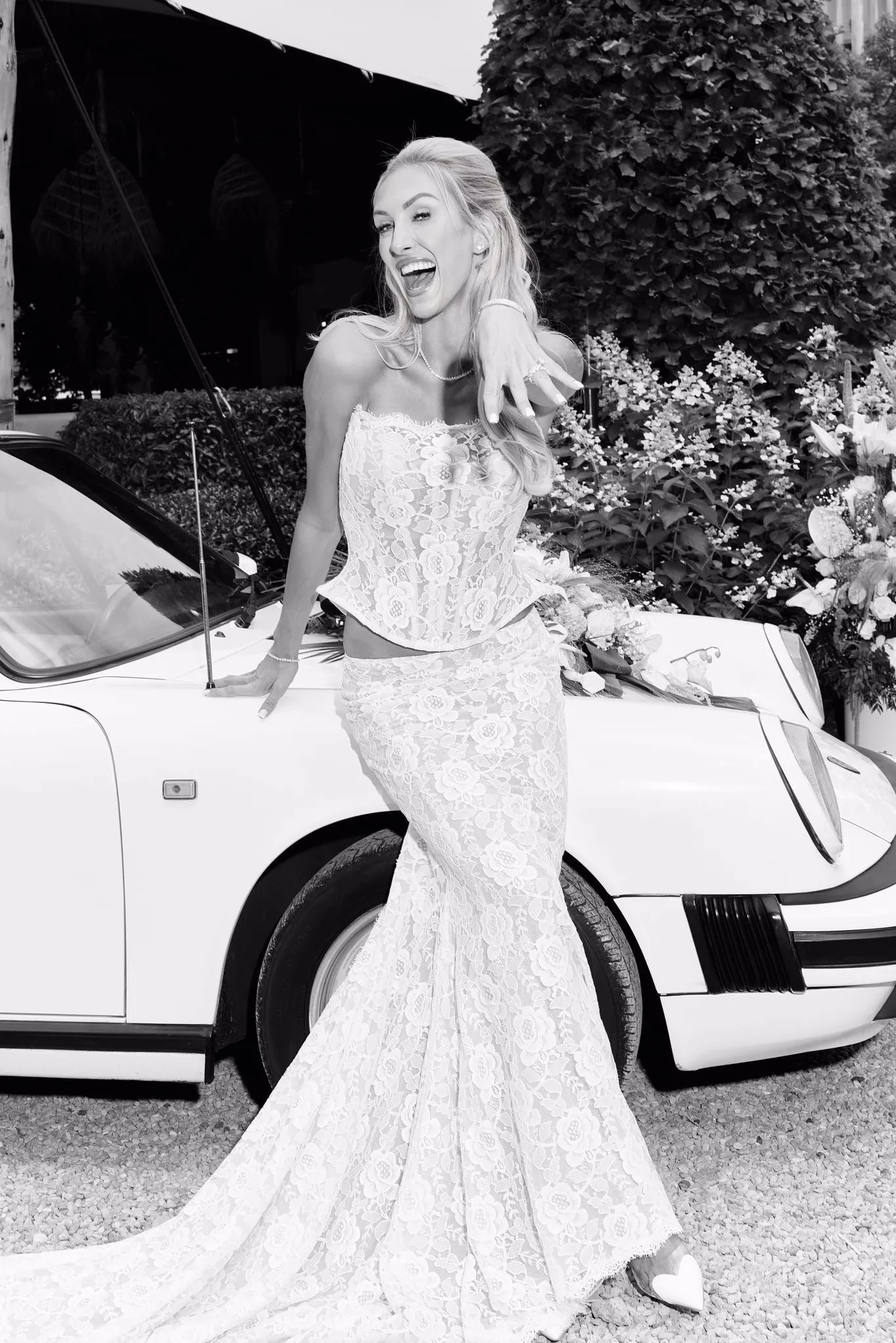 Jill Cnudde in trouwjurk Finesse van Galia Lahav bij Bruidshuis Diana